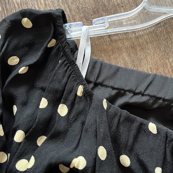 Lovers & Friends off the shoulder ruched polka dot top - Picture 8 of 11